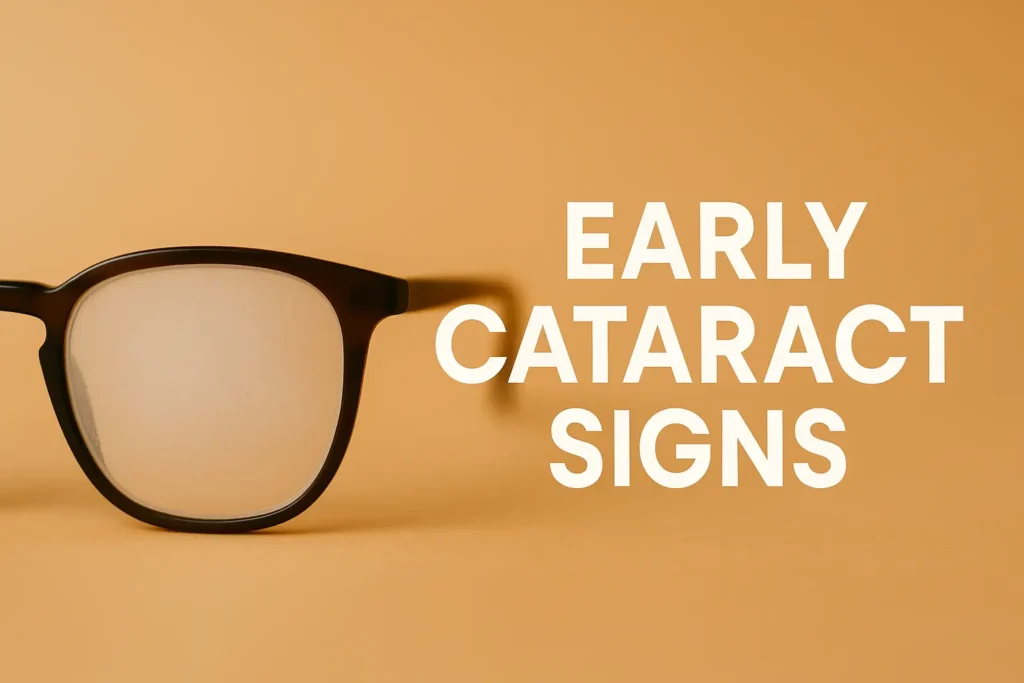 cataract early signs