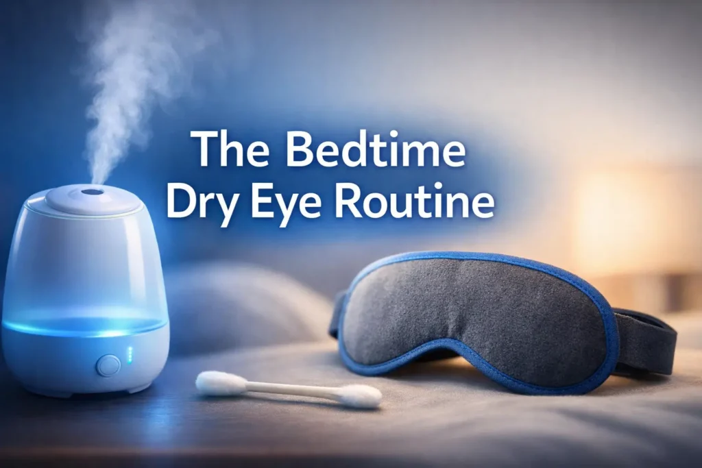 15-minute night routine for dry eyes