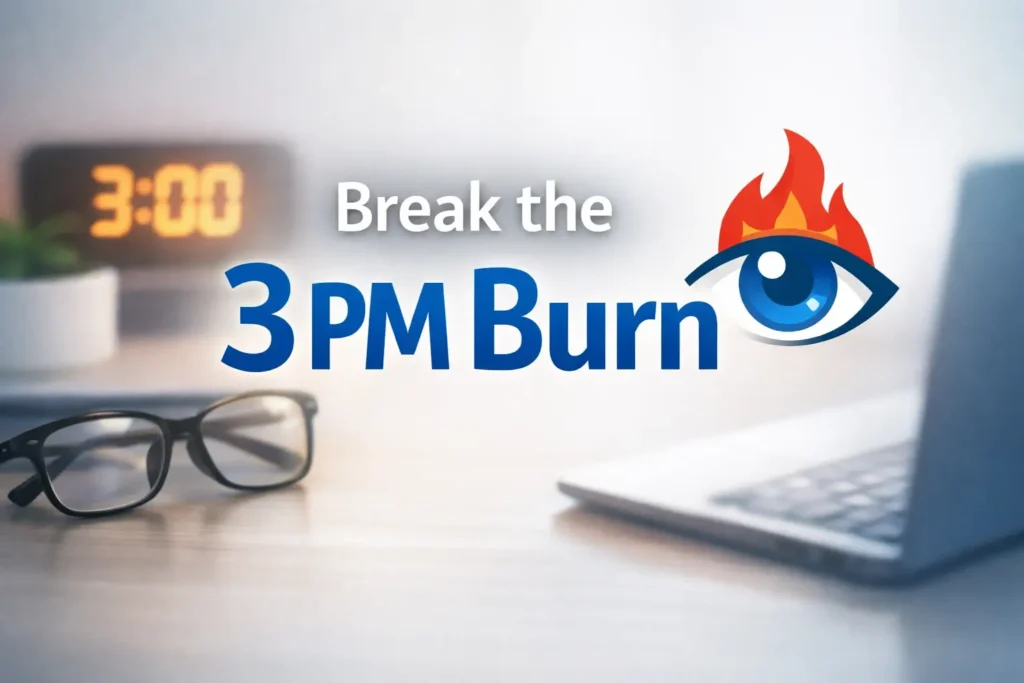 3 PM burning eyes