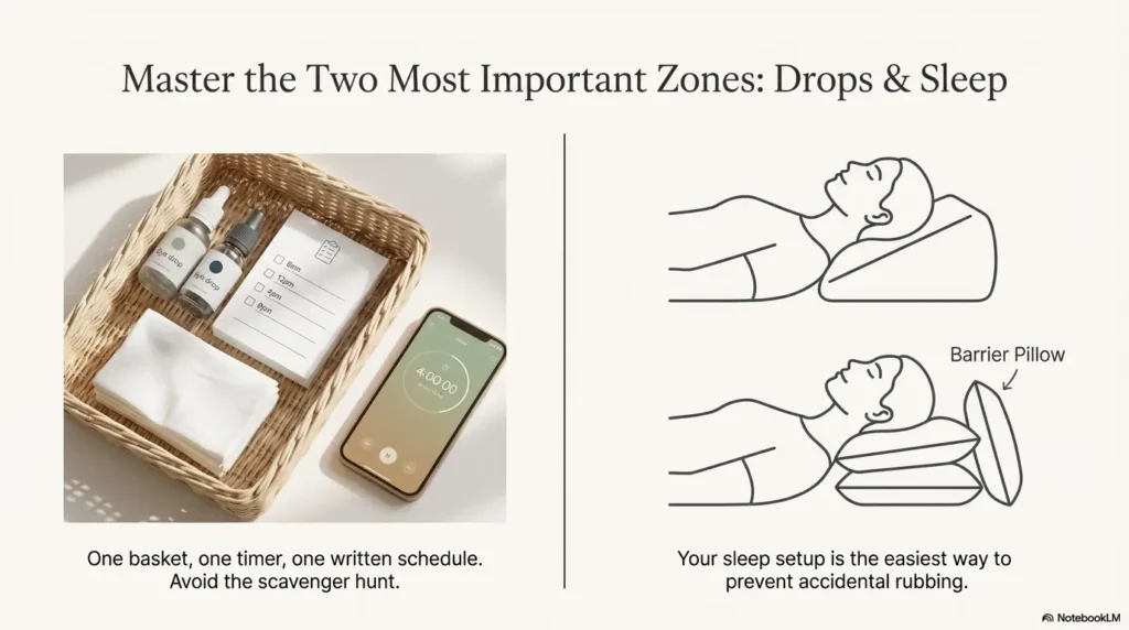 Best home setup after cataract surgery