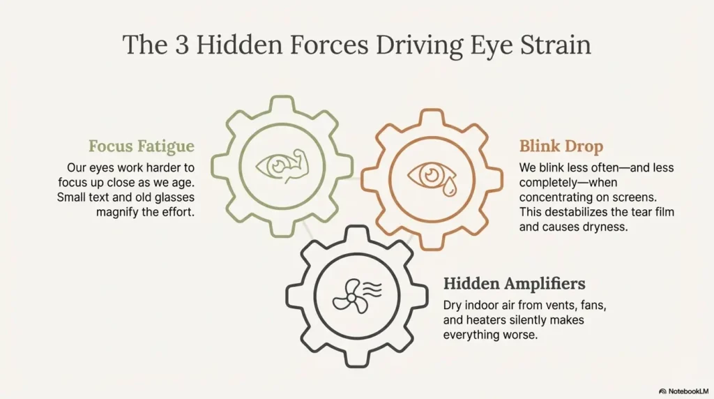 Digital eye strain in seniors
