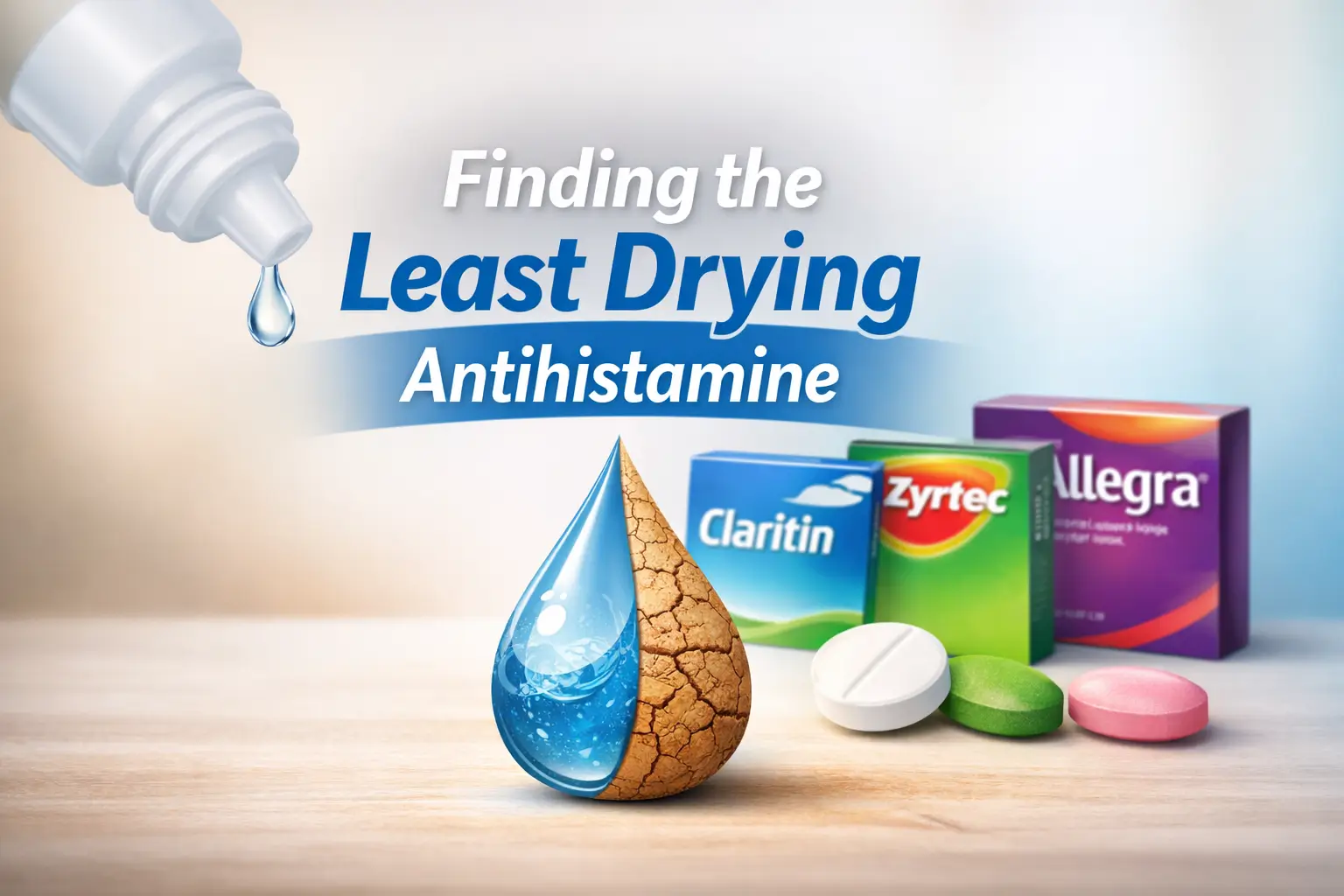 Dry eye Claritin vs Zyrtec vs Allegra