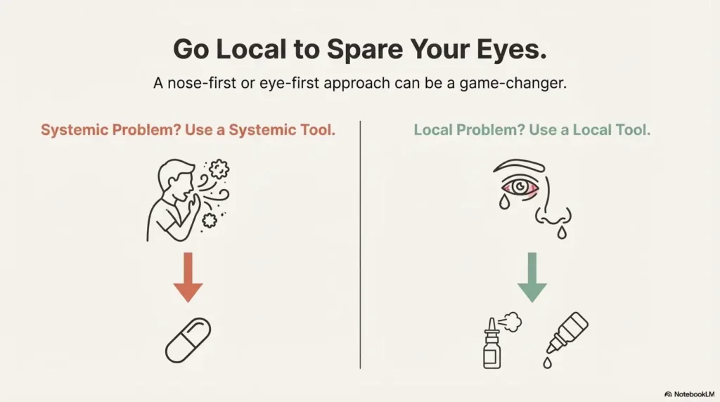 Dry eye Claritin vs Zyrtec vs Allegra