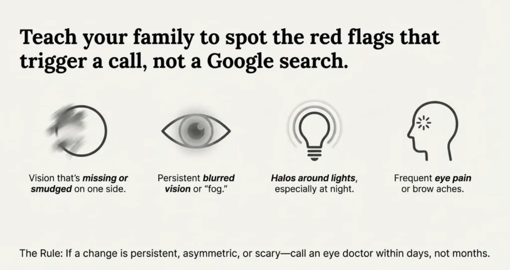 Family history of eye disease