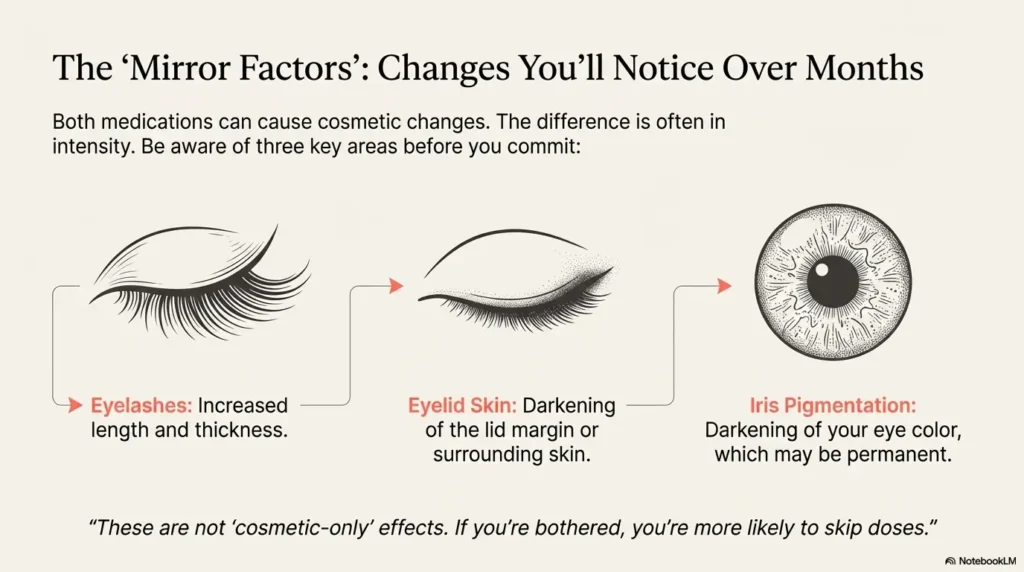 Latanoprost vs Bimatoprost