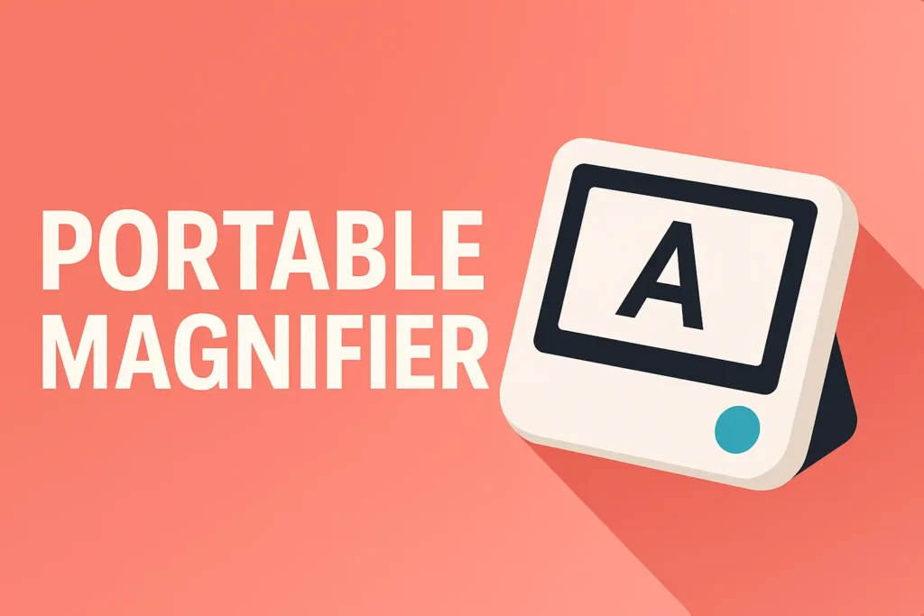 Low-vision reading for 80+ with AMD