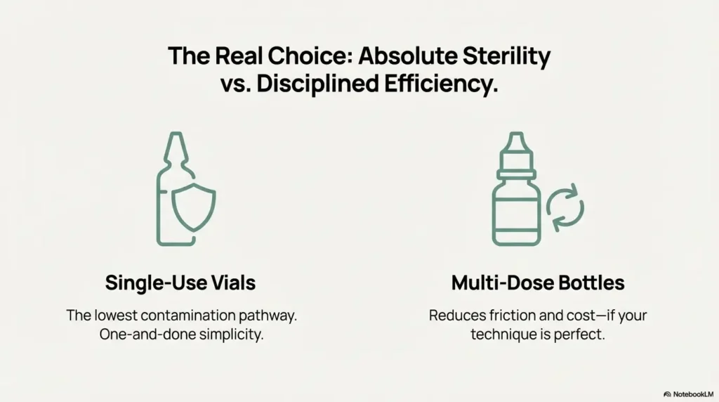 PF artificial tears after cataract surgery