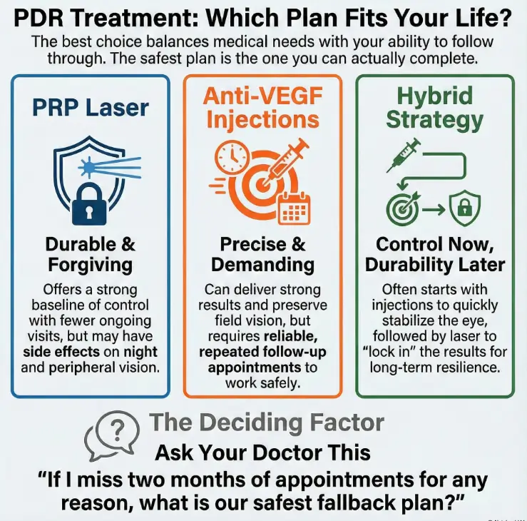 PRP vs Anti-VEGF for PDR