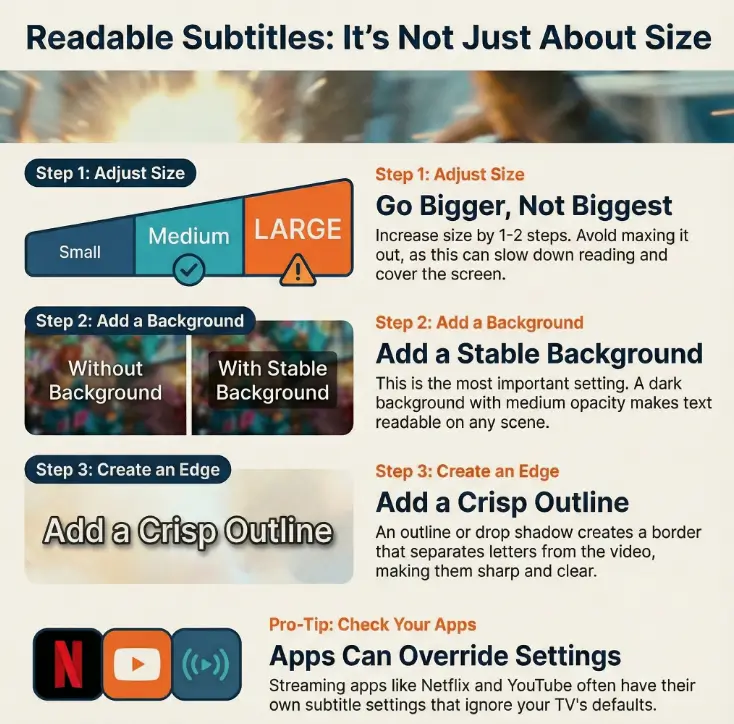 Smart TV subtitles for AMD