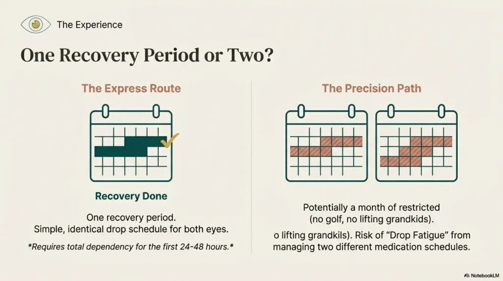 cataract surgery one eye or both