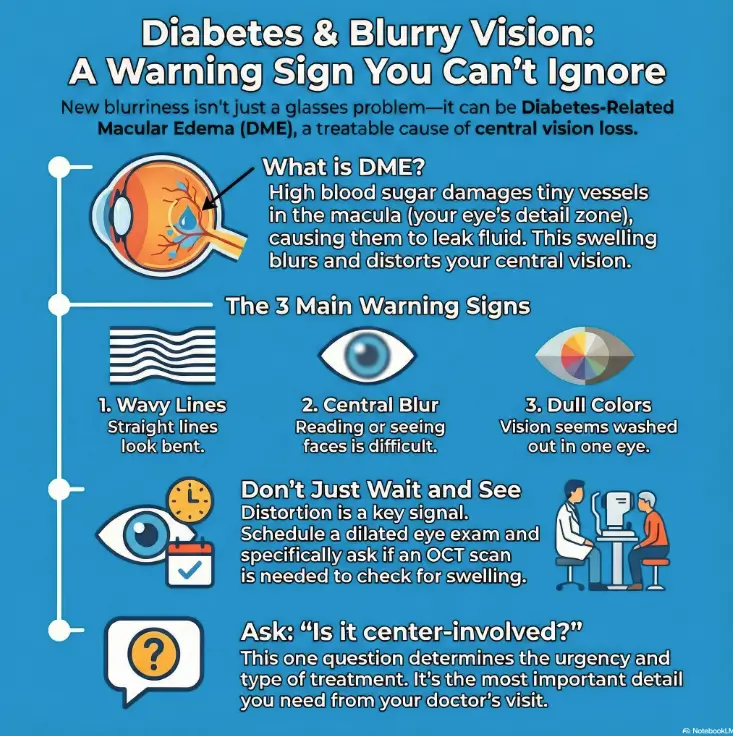 diabetic macular edema symptoms