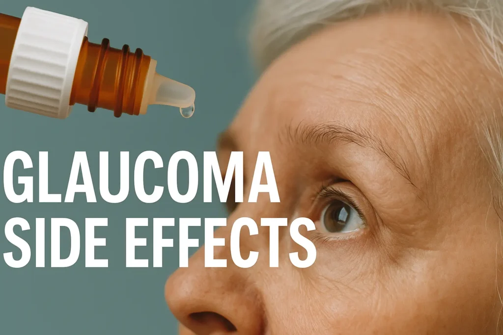 glaucoma eye drops side effects in seniors