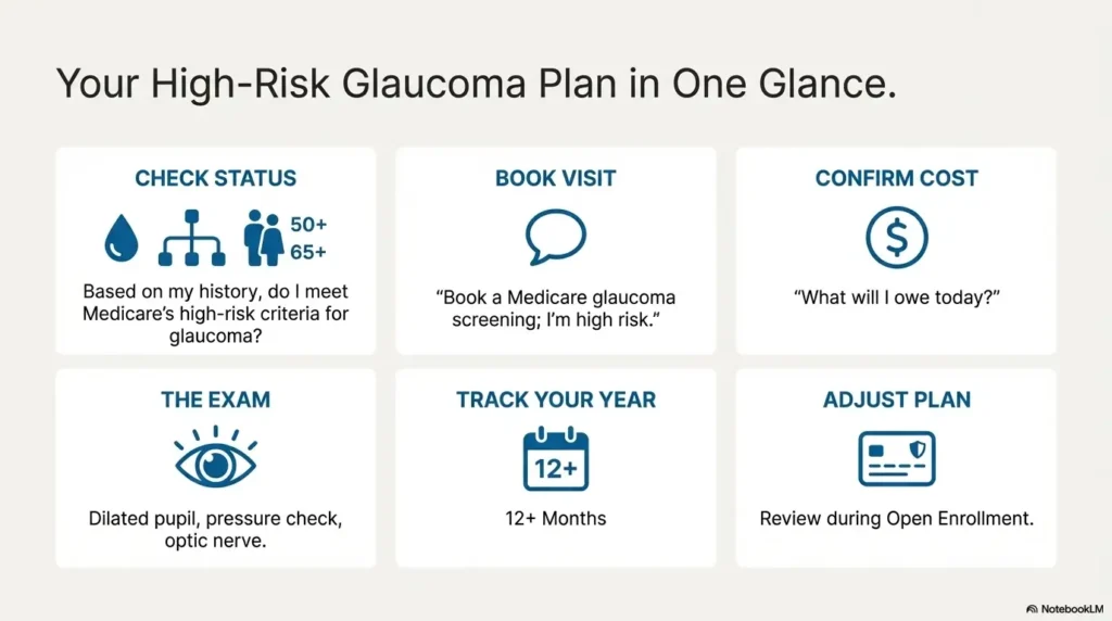 high risk for glaucoma on Medicare