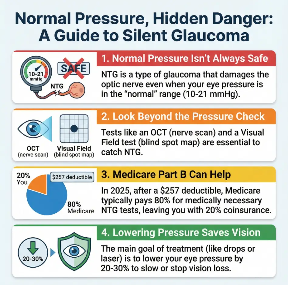 normal-tension glaucoma, Medicare Part B, senior eye health, glaucoma treatment costs, vision loss after 60

