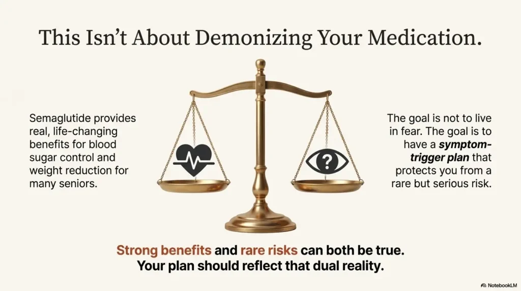 semaglutide sudden vision loss in seniors