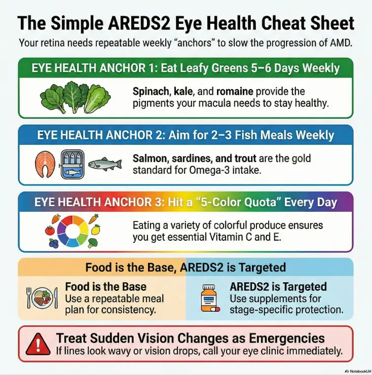 AREDS2 diet meal plan