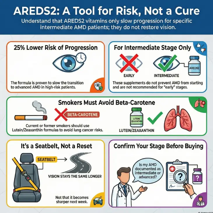 AREDS2 for Intermediate AMD