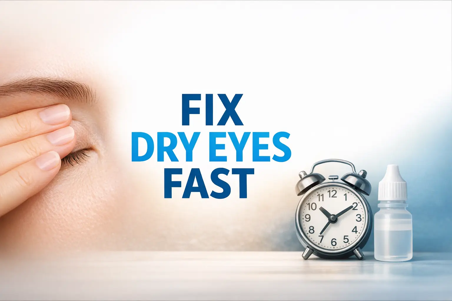 Dry eyes from reading