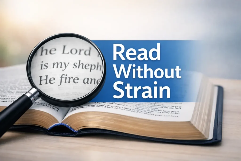 Giant Print Bible for Macular Degeneration