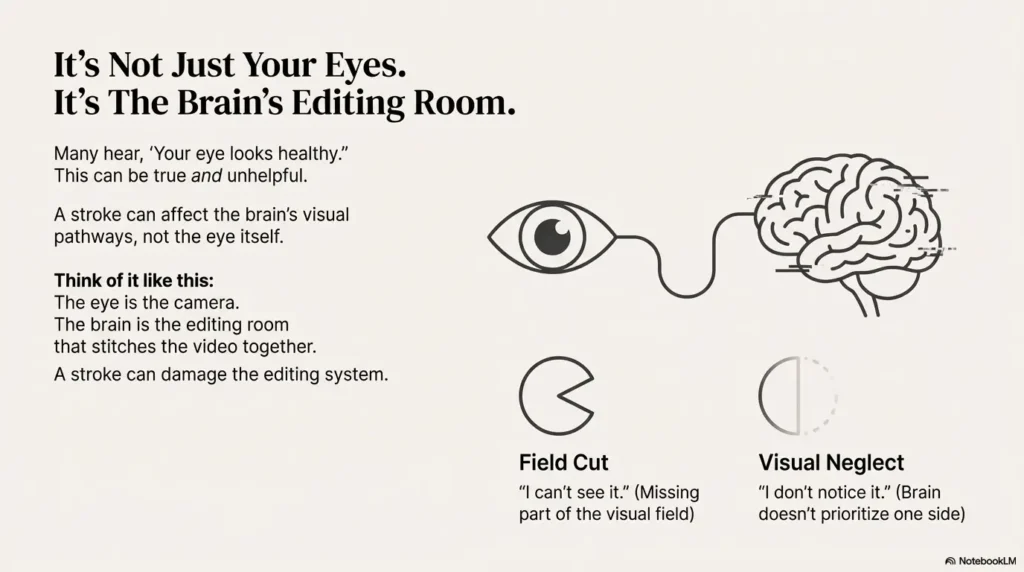 Vision loss after stroke