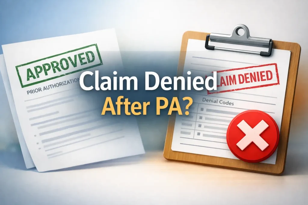 intravitreal injection claim denied