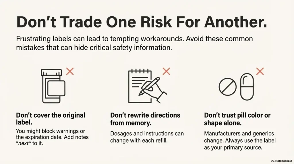 large-print prescription labels