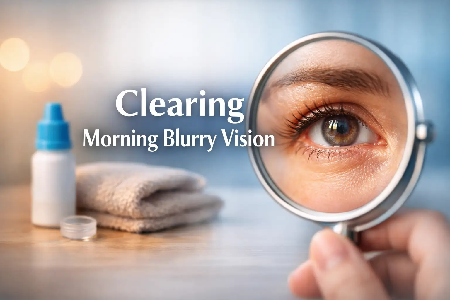 waking up with blurry vision