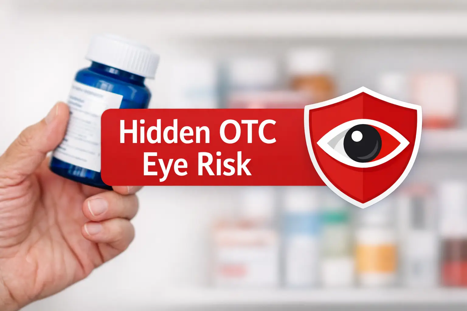 OTC medications to avoid with narrow-angle glaucoma