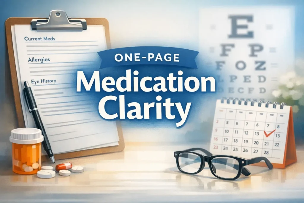 one-page medication list template