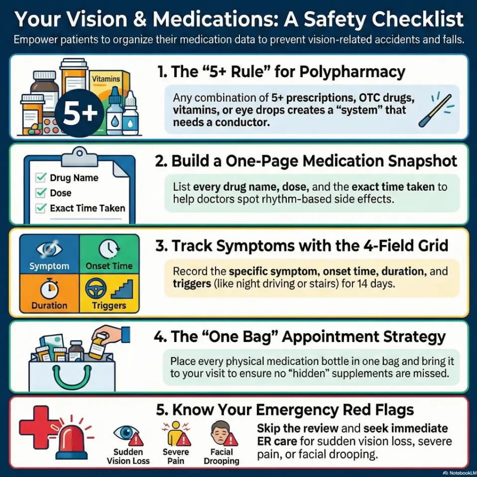 polypharmacy and vision problems