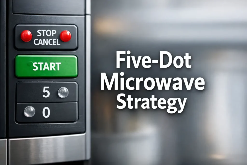 tactile dots for microwave buttons
