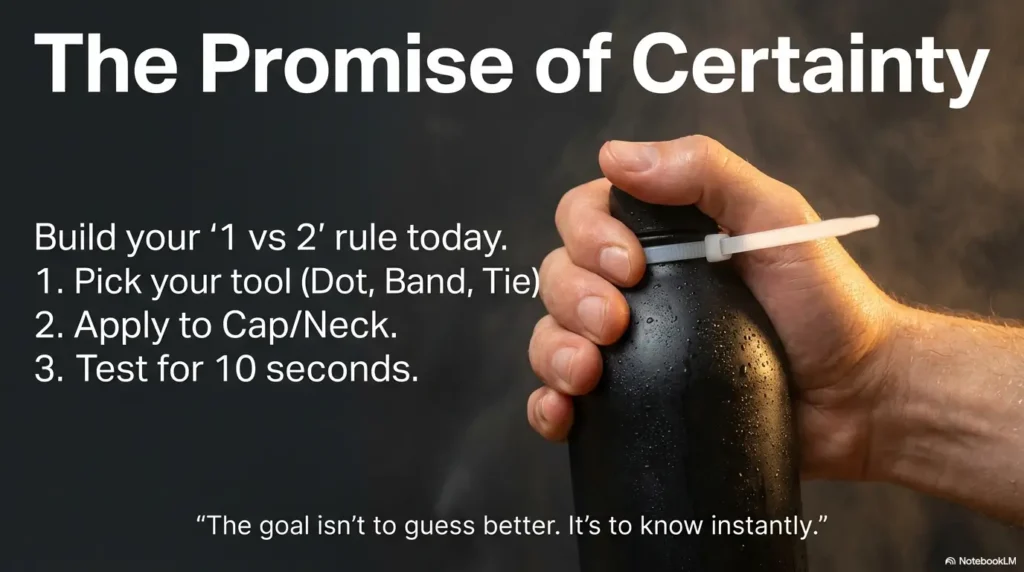 tactile labels for shampoo and conditioner