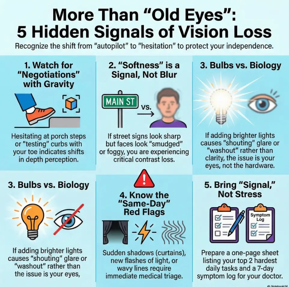 senior vision changes warning signs