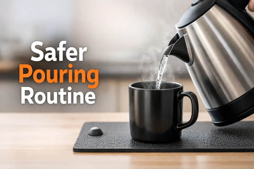 low vision kettle safety