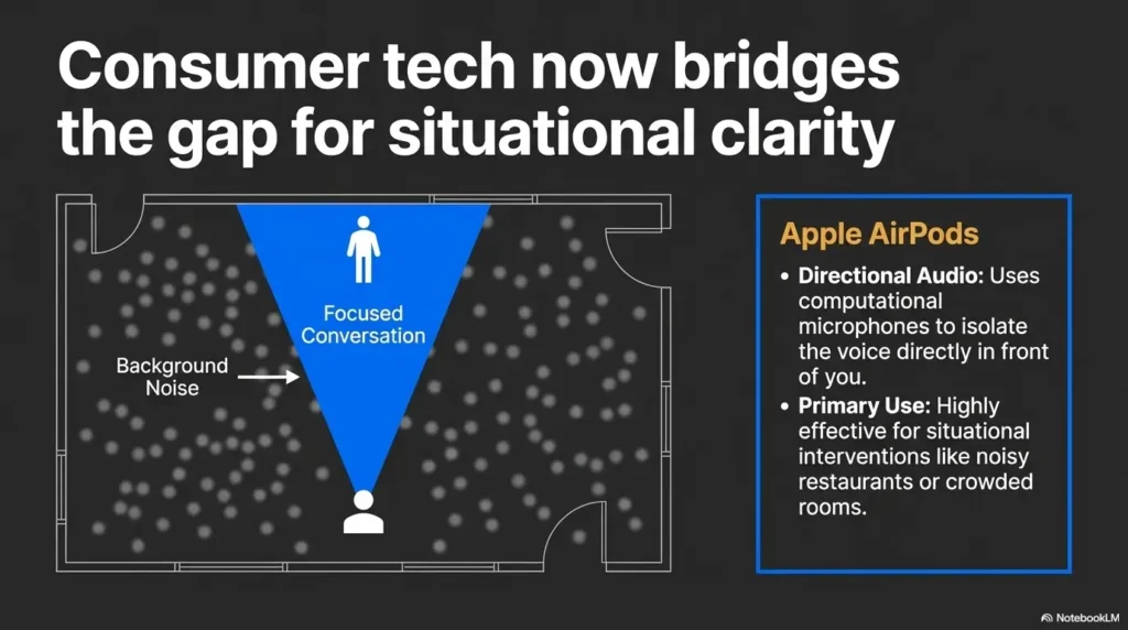 AirPods Conversation Boost for seniors