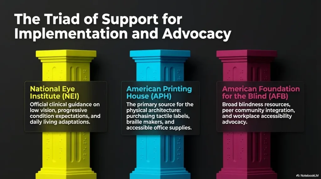 low vision filing system