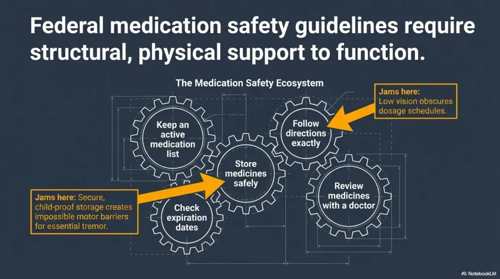 low vision medication safety