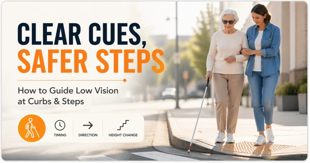 low vision walking guidance