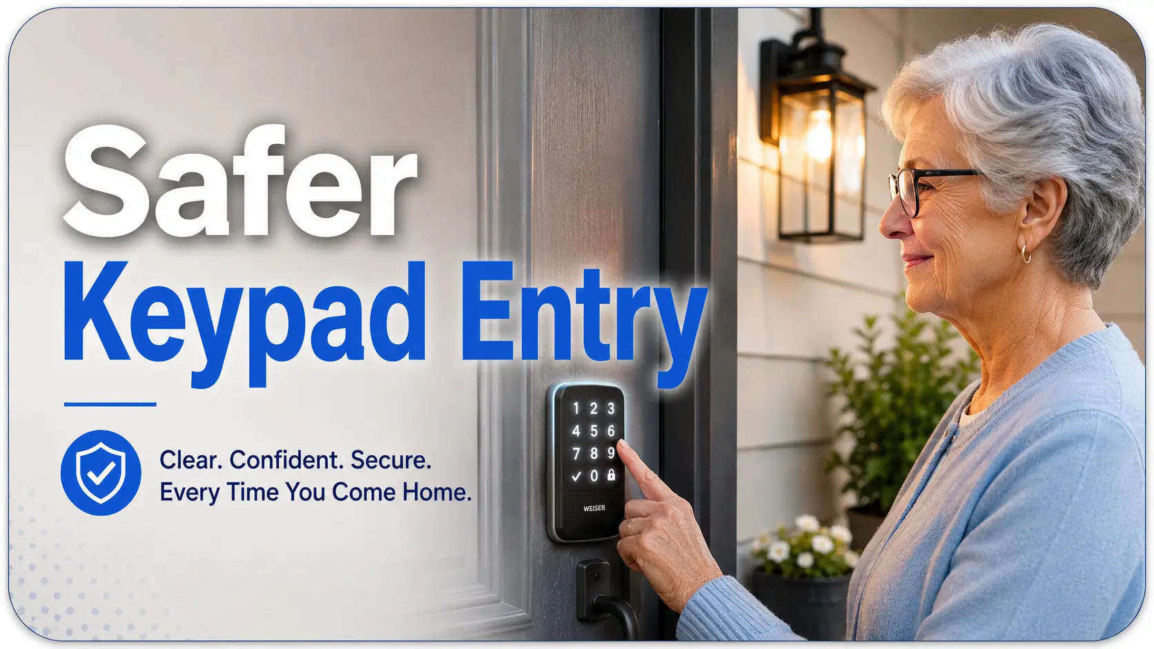 door lock keypad tips for seniors