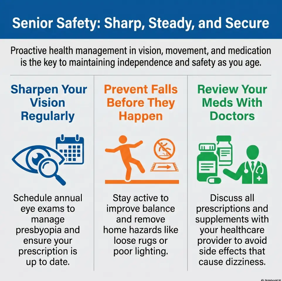 home safety checklist for seniors with presbyopia