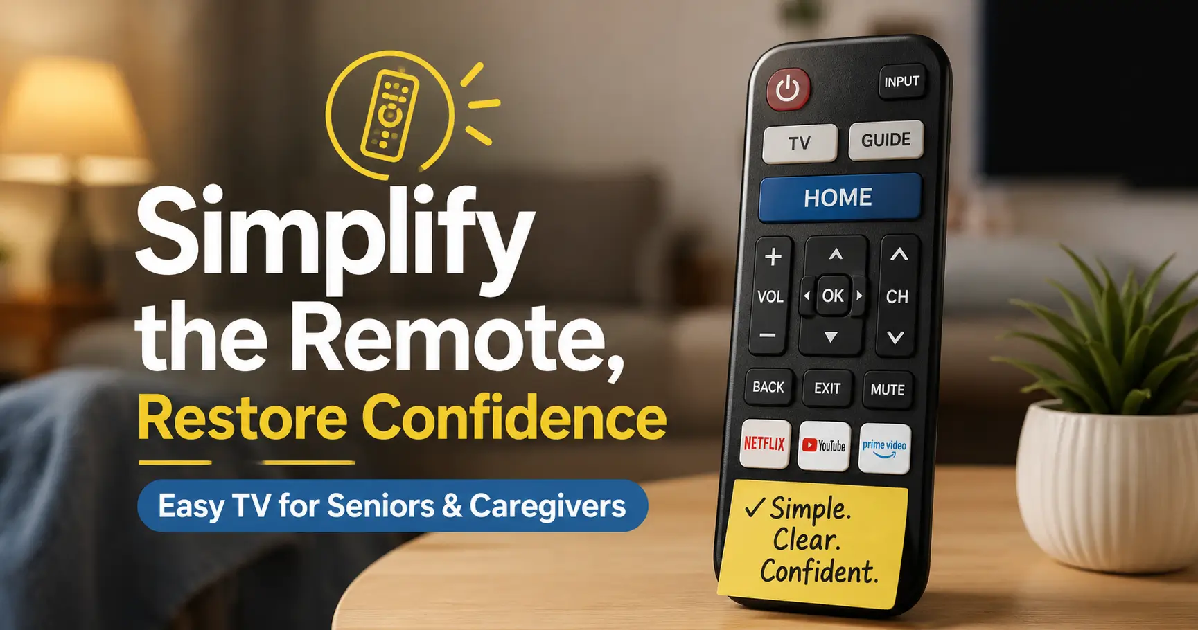 senior TV remote mistakes