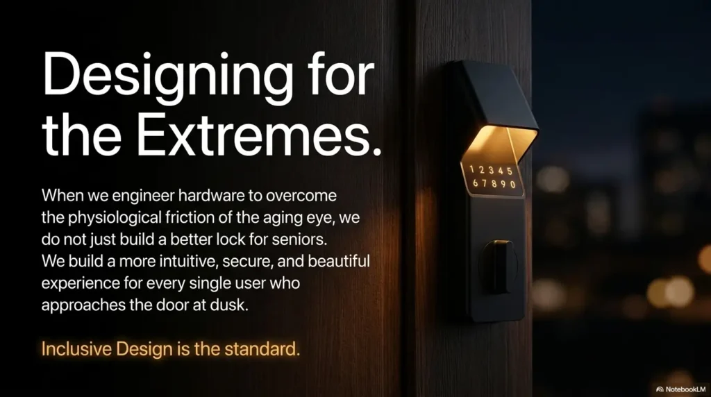 door lock marking for seniors