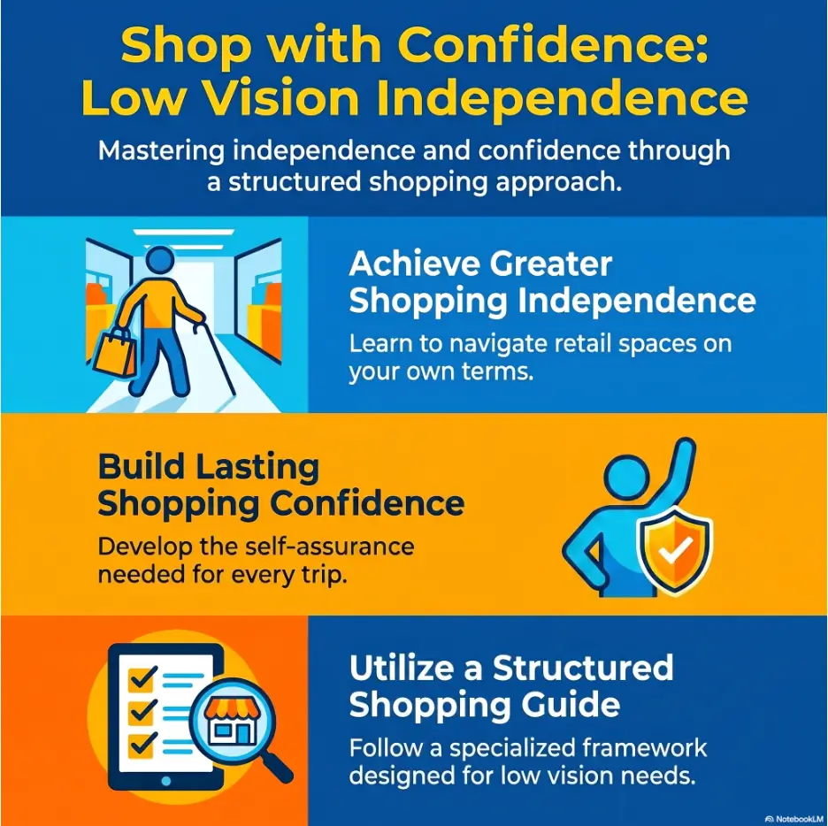 Low vision shopping tips