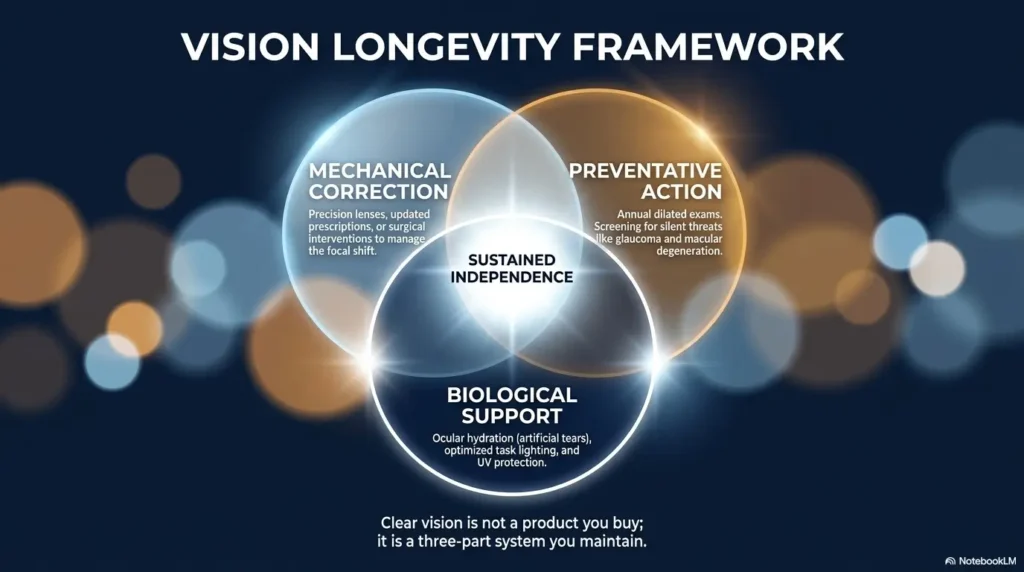 Near vision problems in seniors