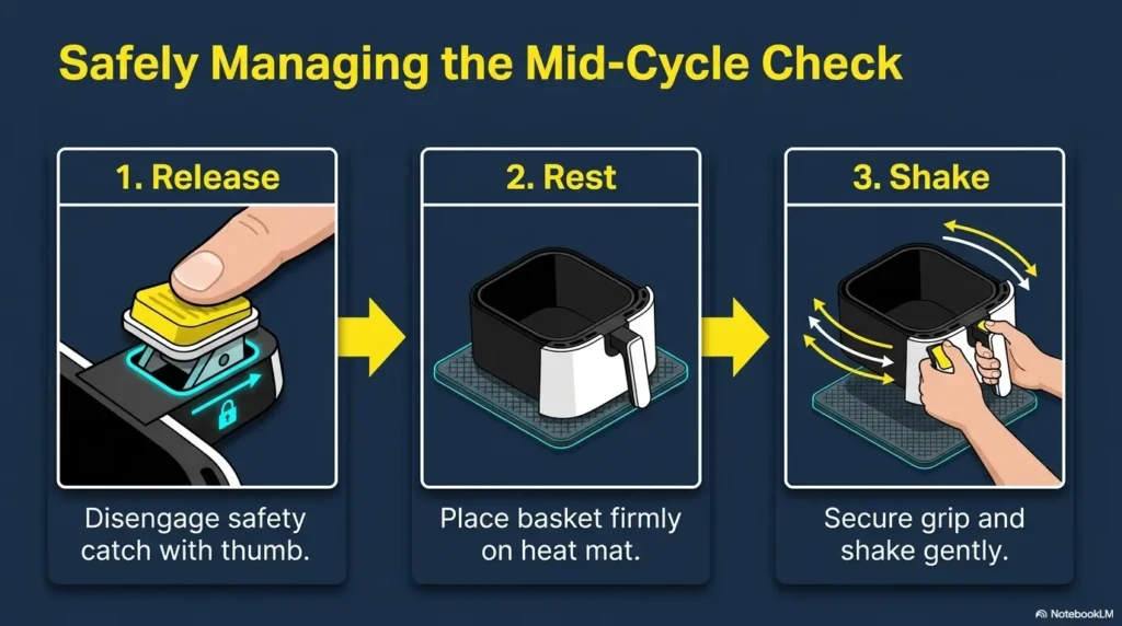 Air fryer controls for seniors
