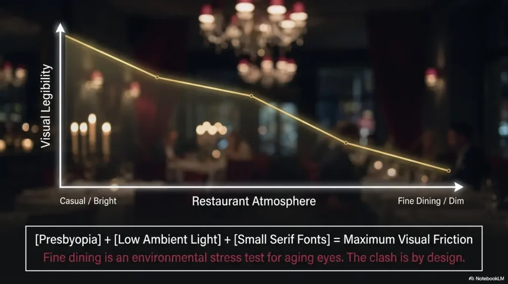 Presbyopia menu reading tips