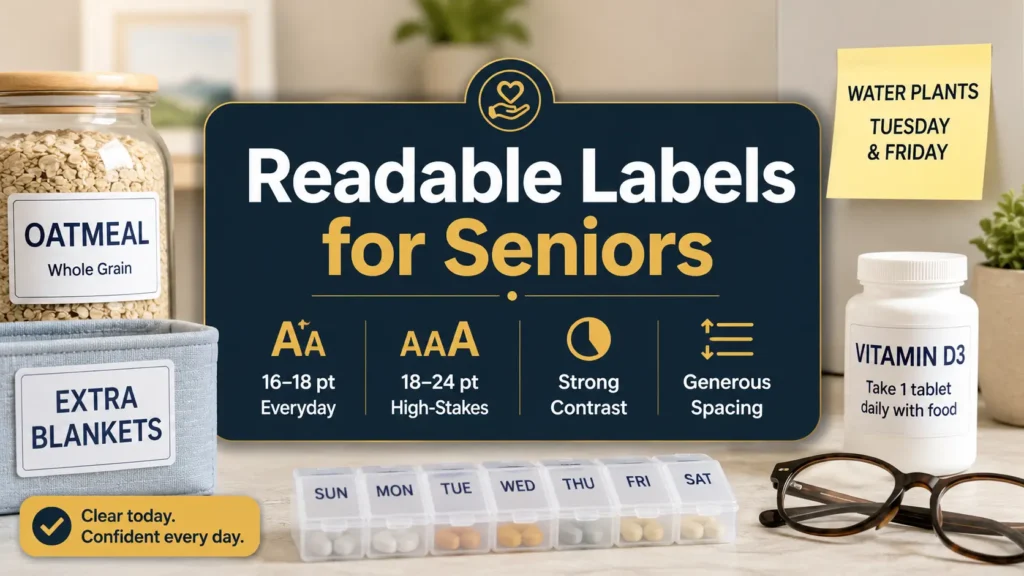 best font size for seniors