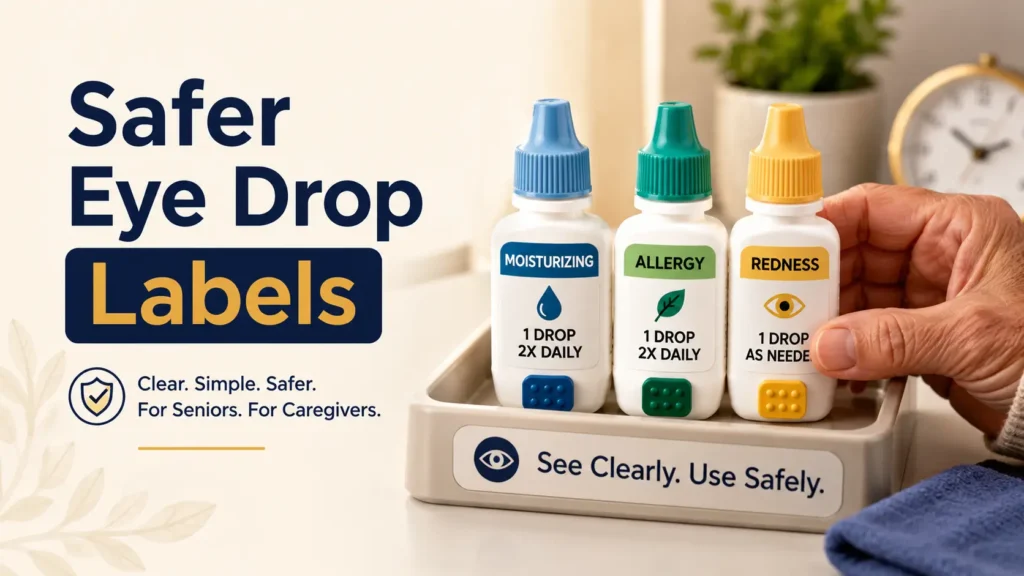 eye drop labels for seniors