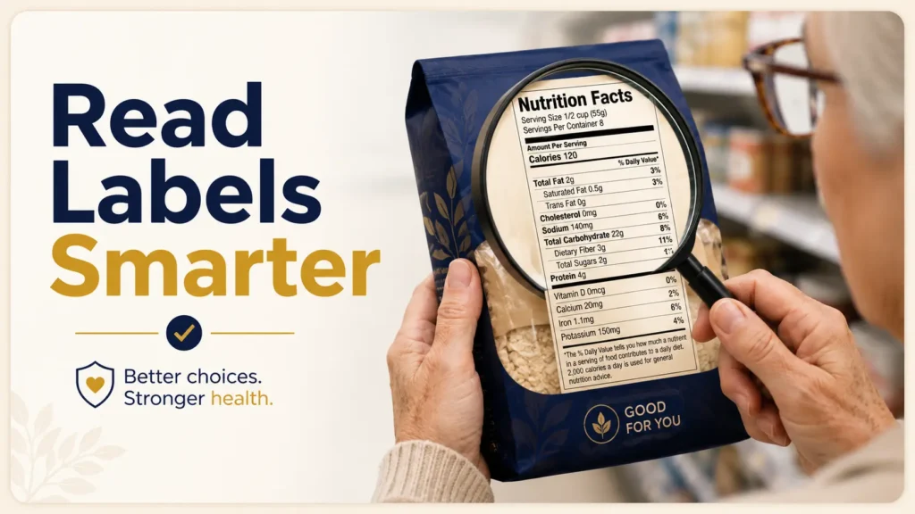 food label reading tips for seniors