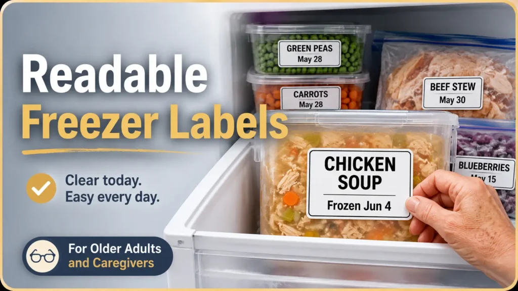 freezer labels for seniors